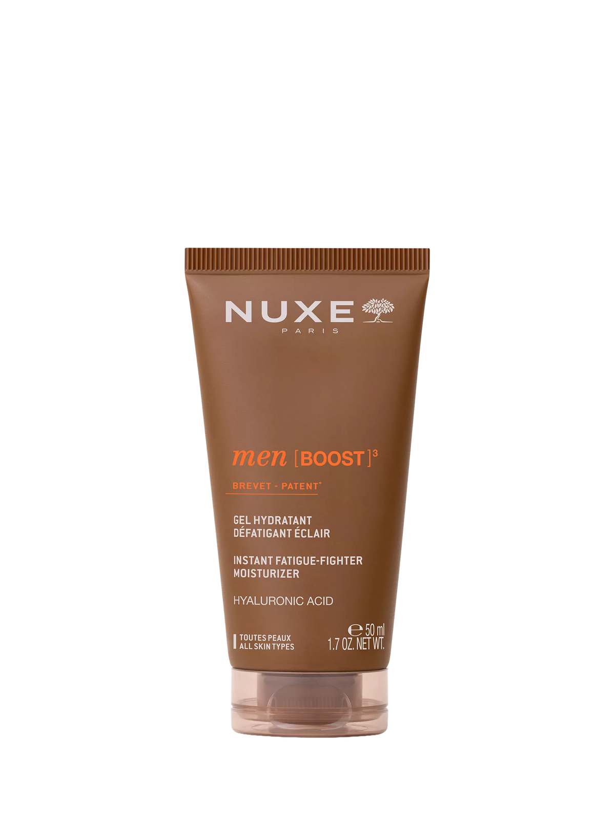 NUXE Men BOOST anti-fatigue moisturiser 50ml, imported from the UK