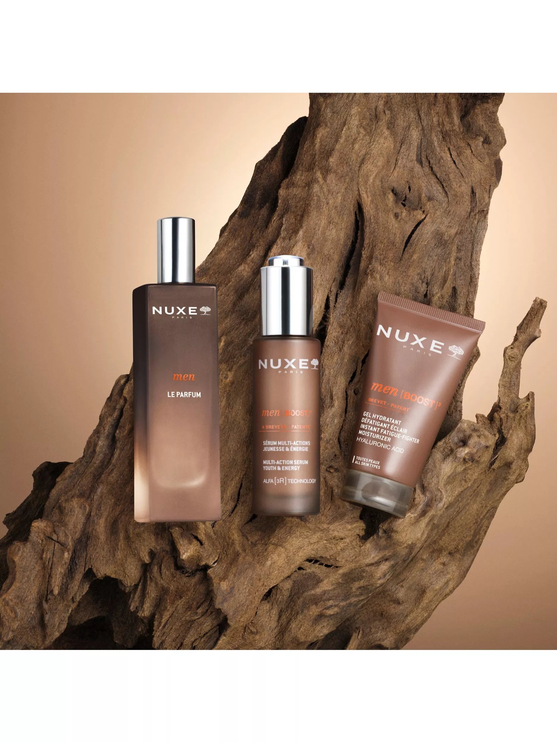 NUXE Men BOOST anti-fatigue moisturiser 50ml, imported from the UK