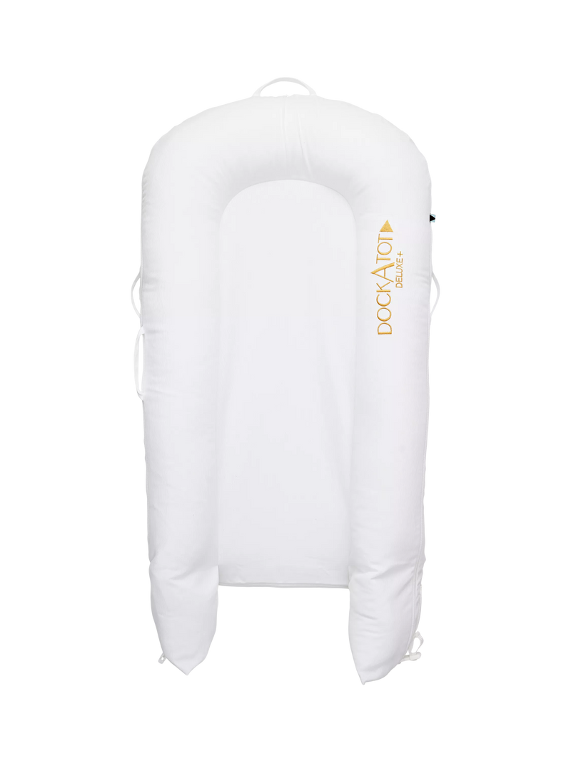 DockATot Deluxe+ baby pod cover white, UK version