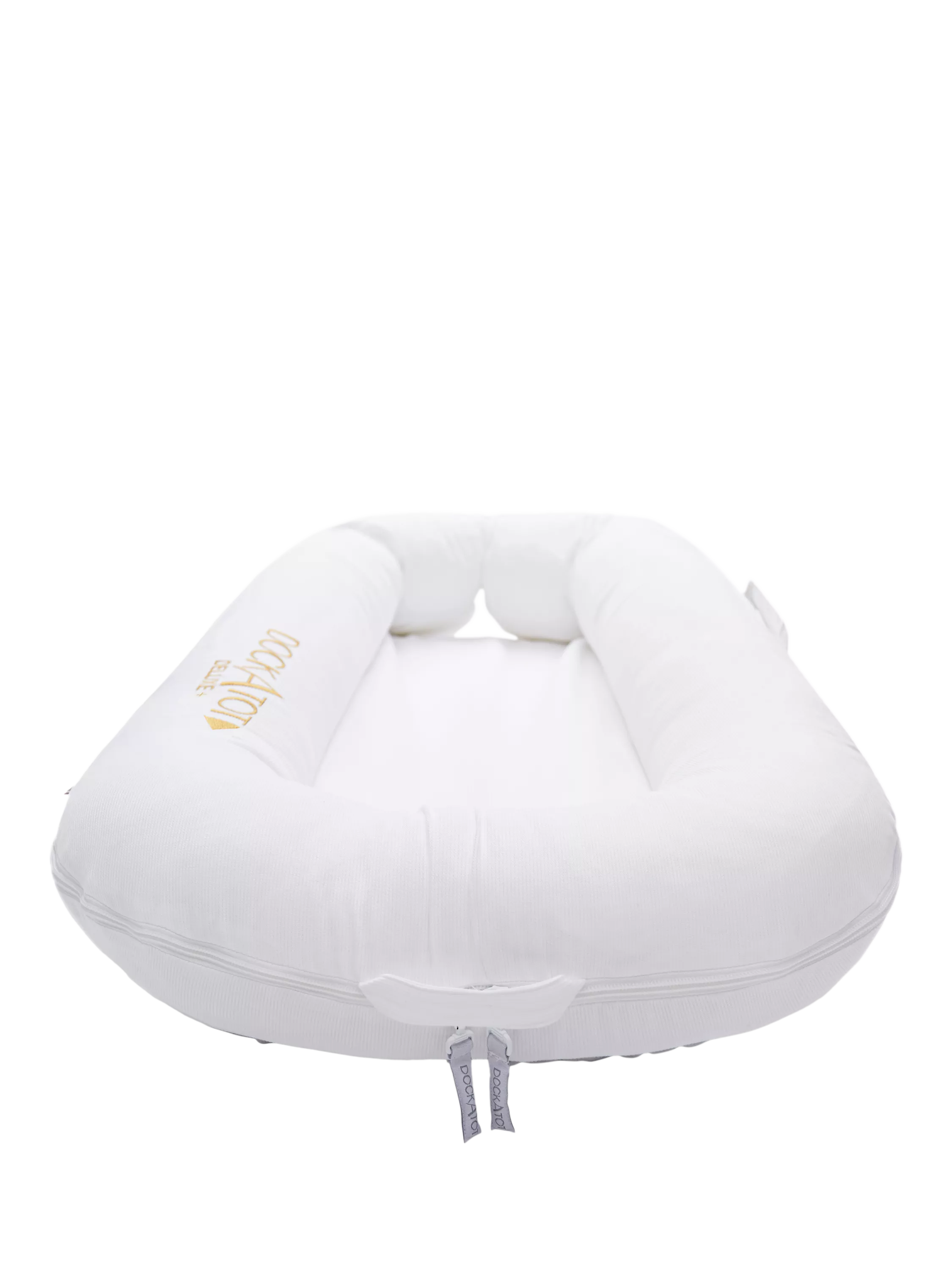 DockATot Deluxe+ baby pod cover white, UK version