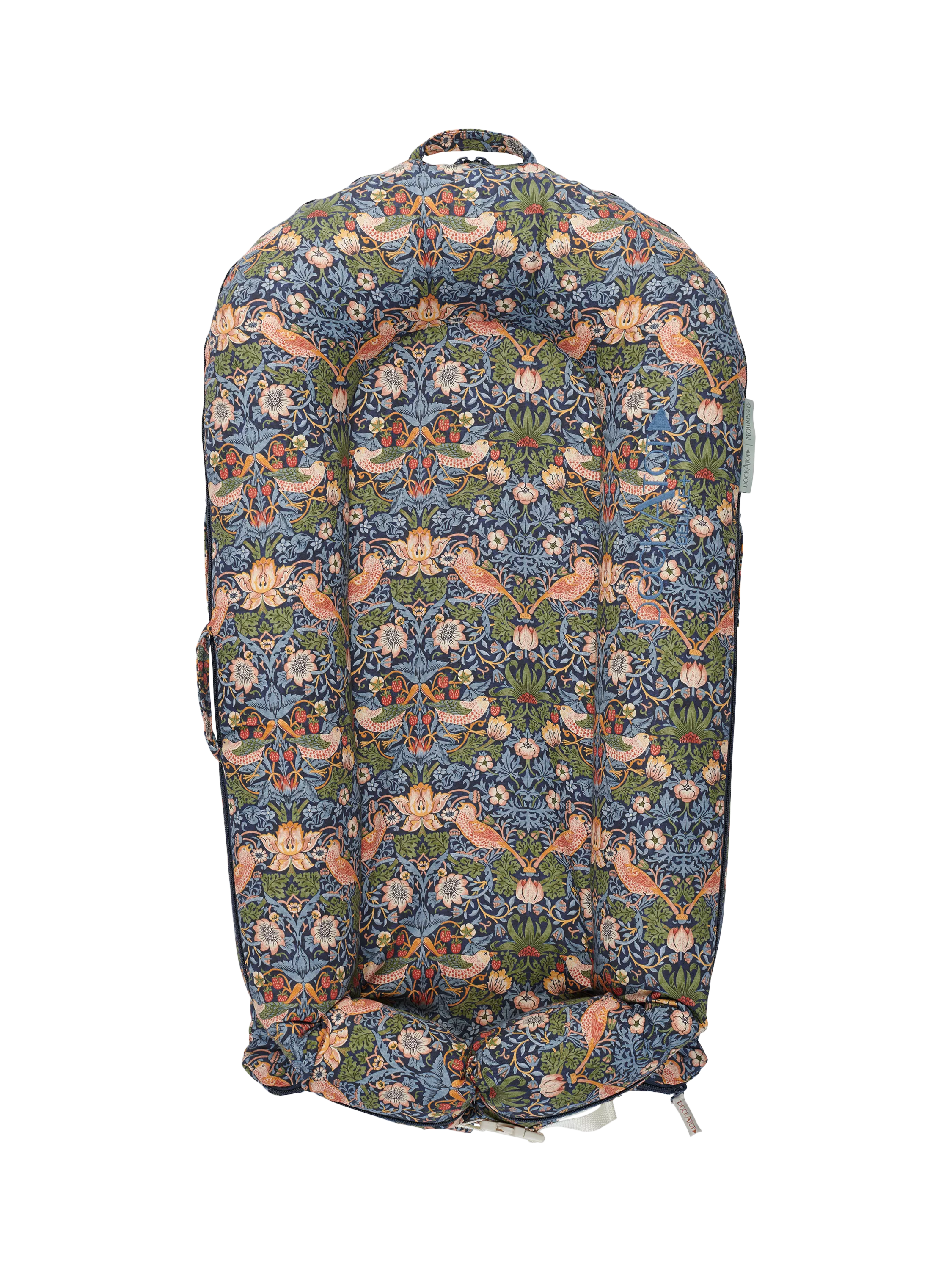 DockATot Deluxe+ William Morris Strawberry Thief baby pod, UK version
