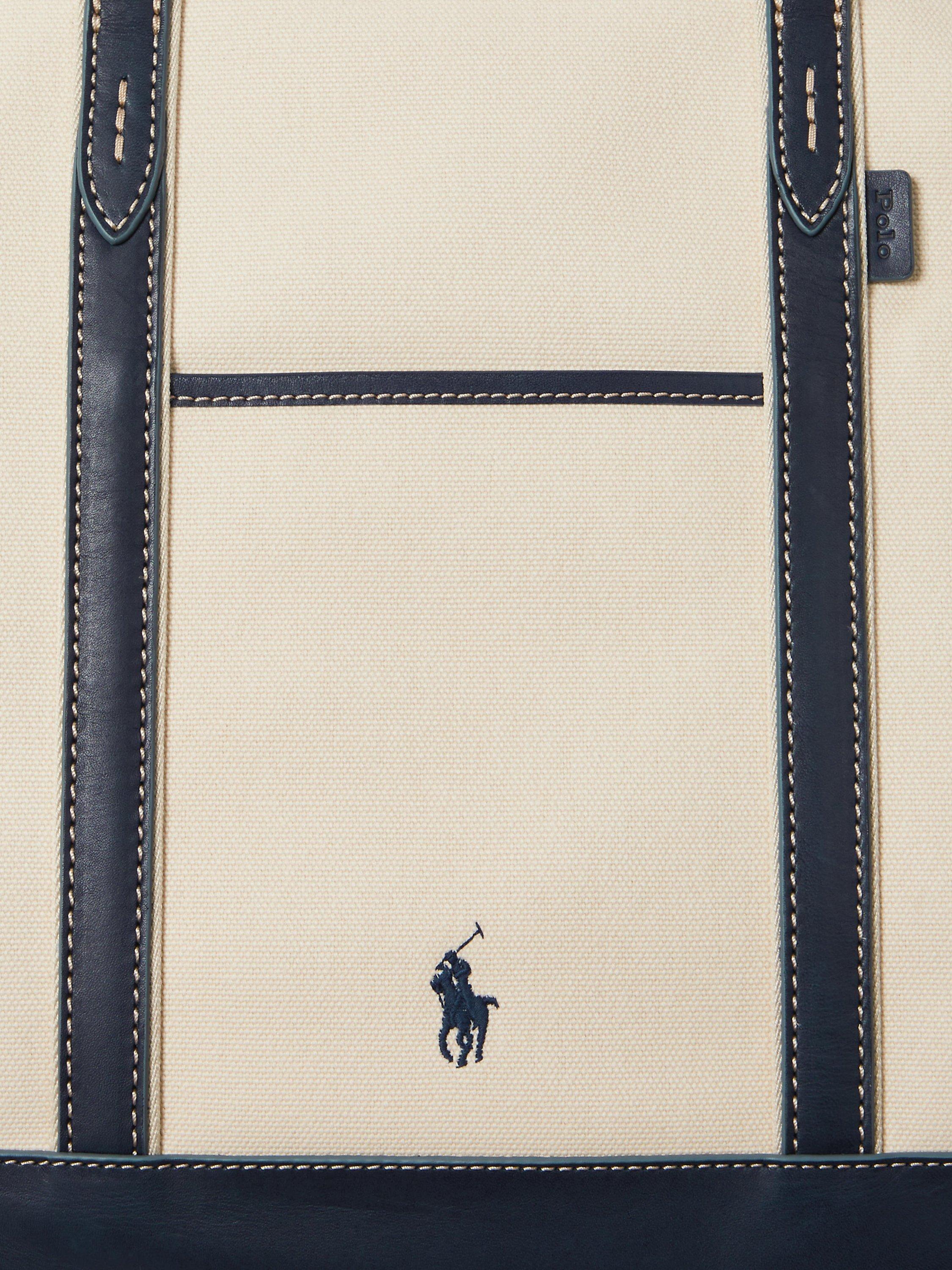 Ralph Lauren canvas medium tote bag - British product