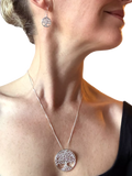 Nina B Tree of Life pendant necklace silver (British brand)