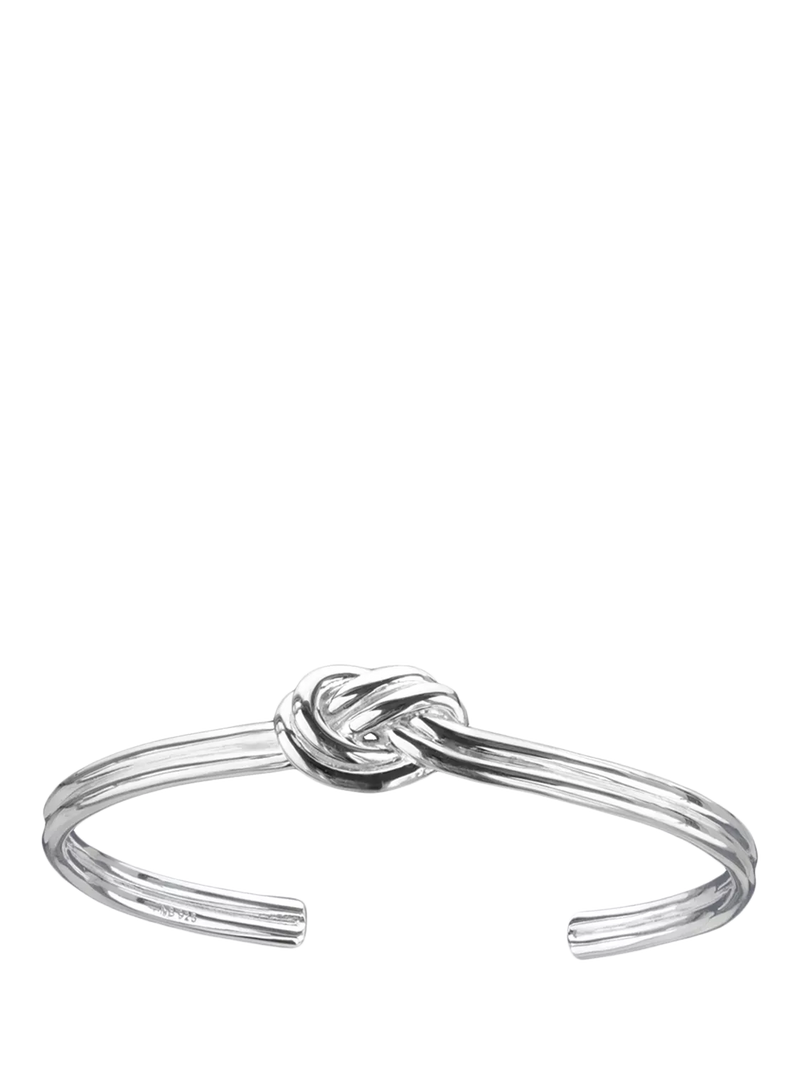 Nina B sterling silver knot bangle - British product