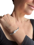 Nina B sterling silver knot bangle - British product