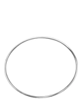 Nina B sterling silver simple slip-on bangle (British brand)