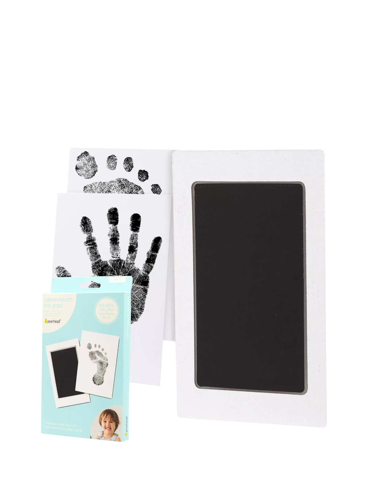 Pearhead Clean Touch ink pad medium large baby print kit, UK version