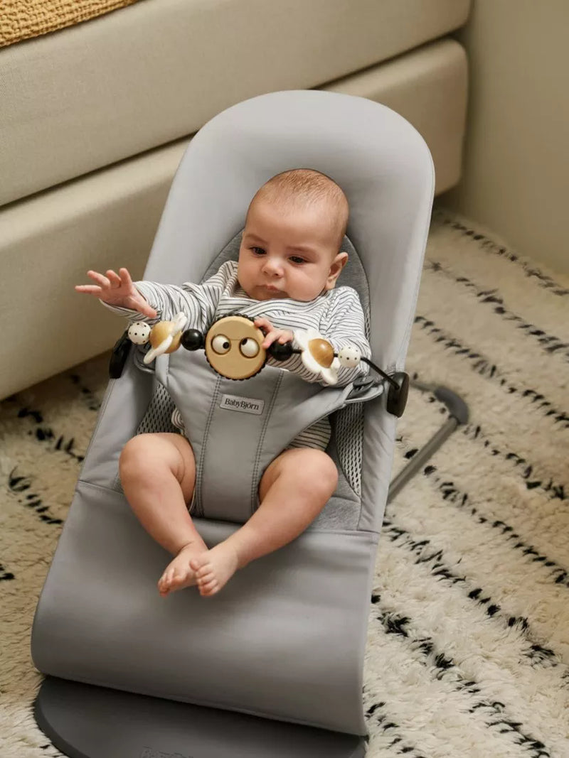 BabyBjörn Bliss Tri Fabric bouncer Light Grey (British brand)