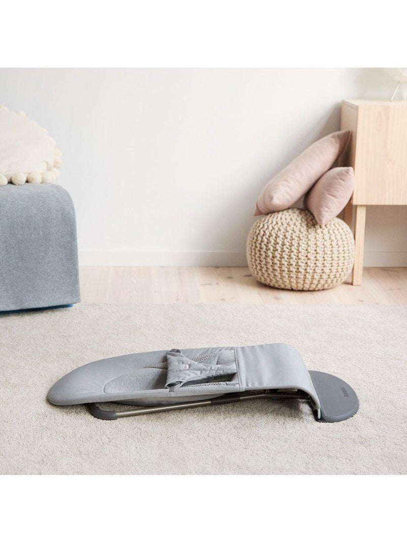 BabyBjörn Bliss Tri Fabric bouncer Light Grey (British brand)
