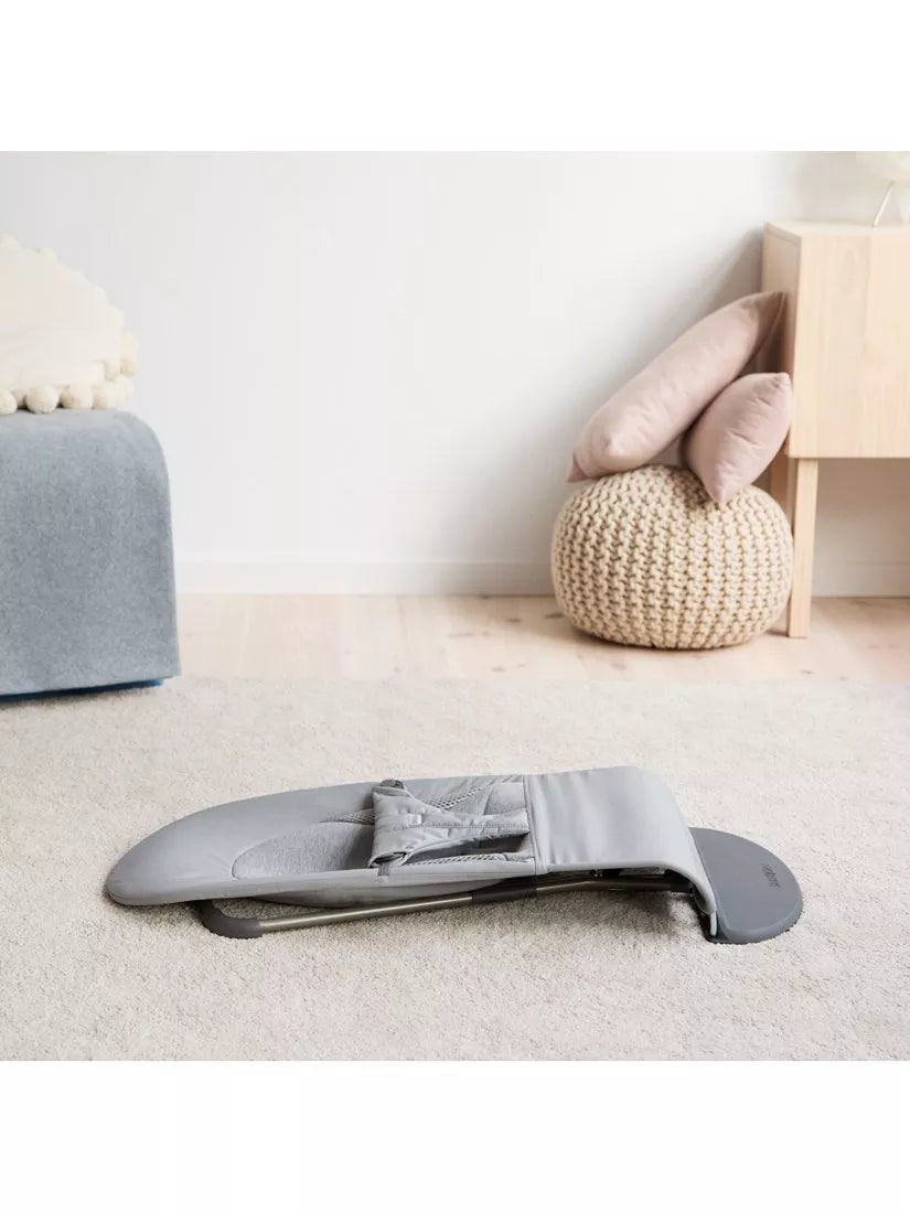 BabyBjörn Bliss Tri Fabric bouncer Light Grey (British brand)