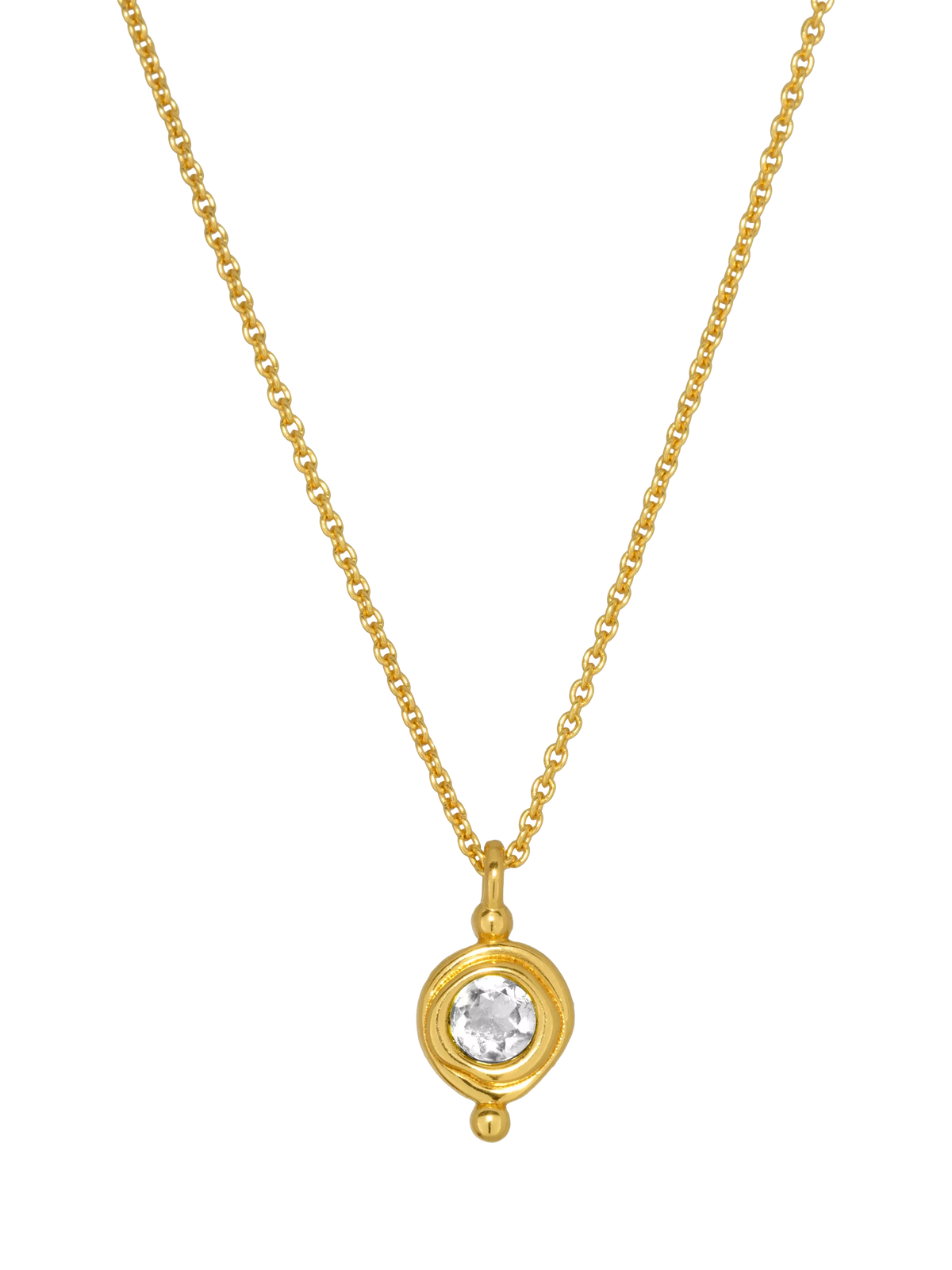 Ottoman Hands Garnet Birthstone Pendant Necklace 16 inch