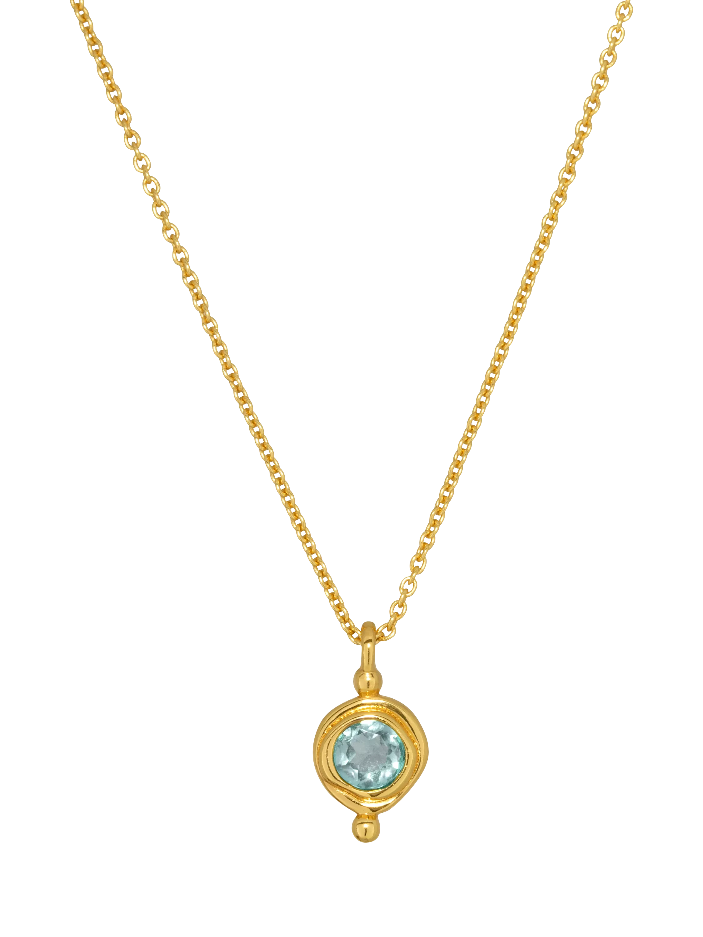 Ottoman Hands Garnet Birthstone Pendant Necklace 16 inch