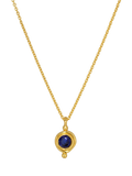 Ottoman Hands Garnet Birthstone Pendant Necklace 16 inch