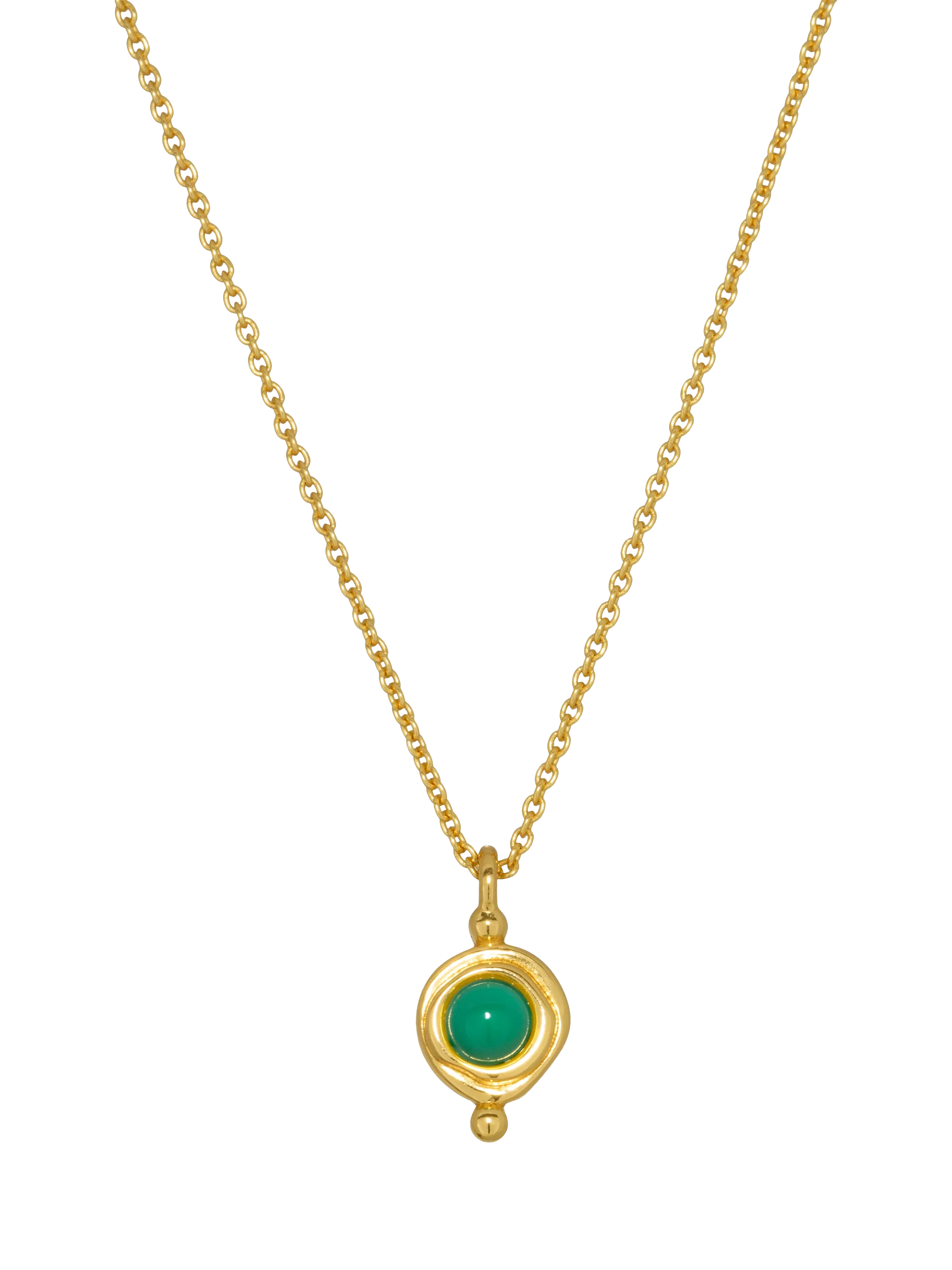 Ottoman Hands Garnet Birthstone Pendant Necklace 16 inch