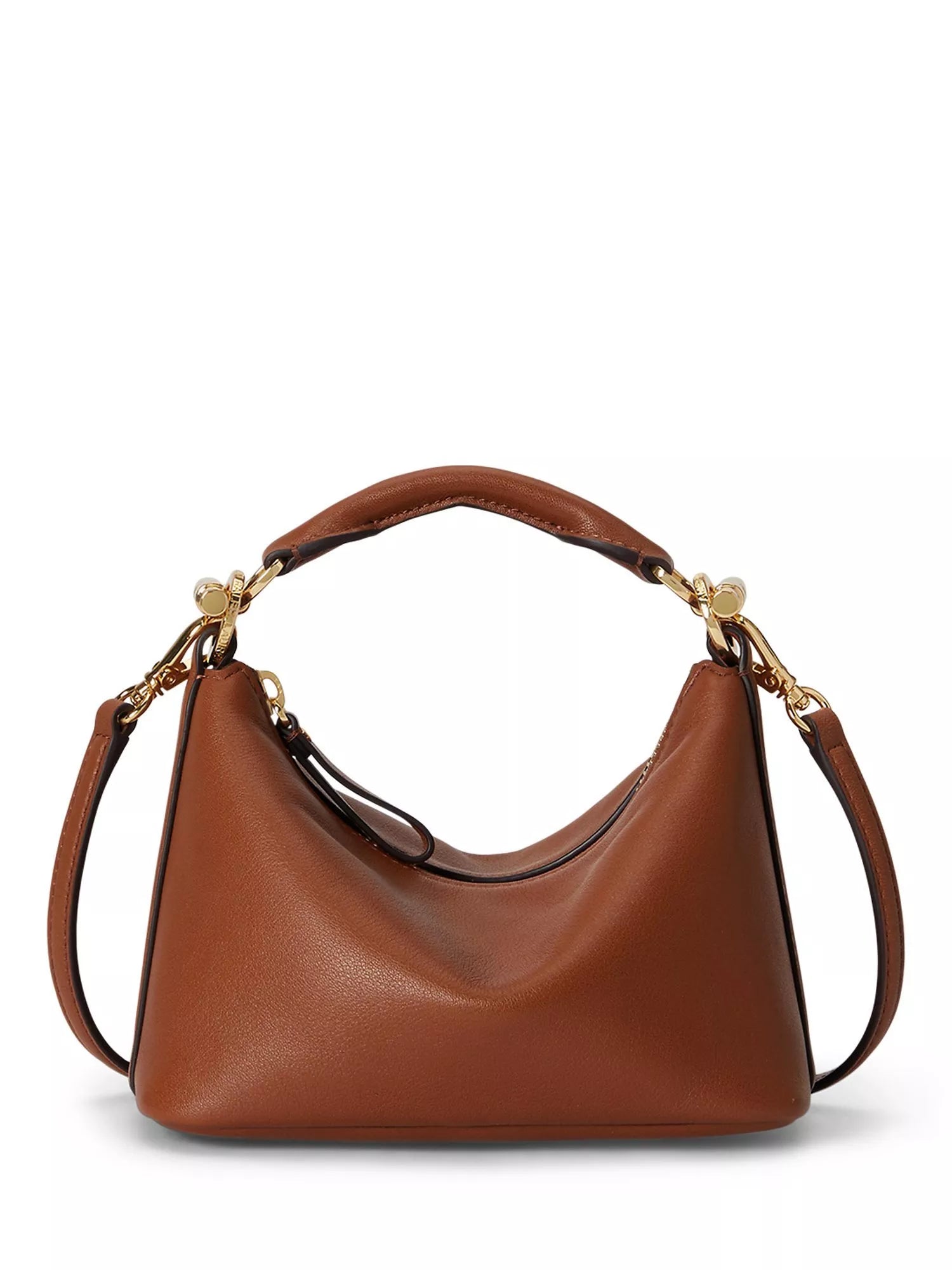 Ralph Lauren Blaike Mini Leather Shoulder Bag, Black