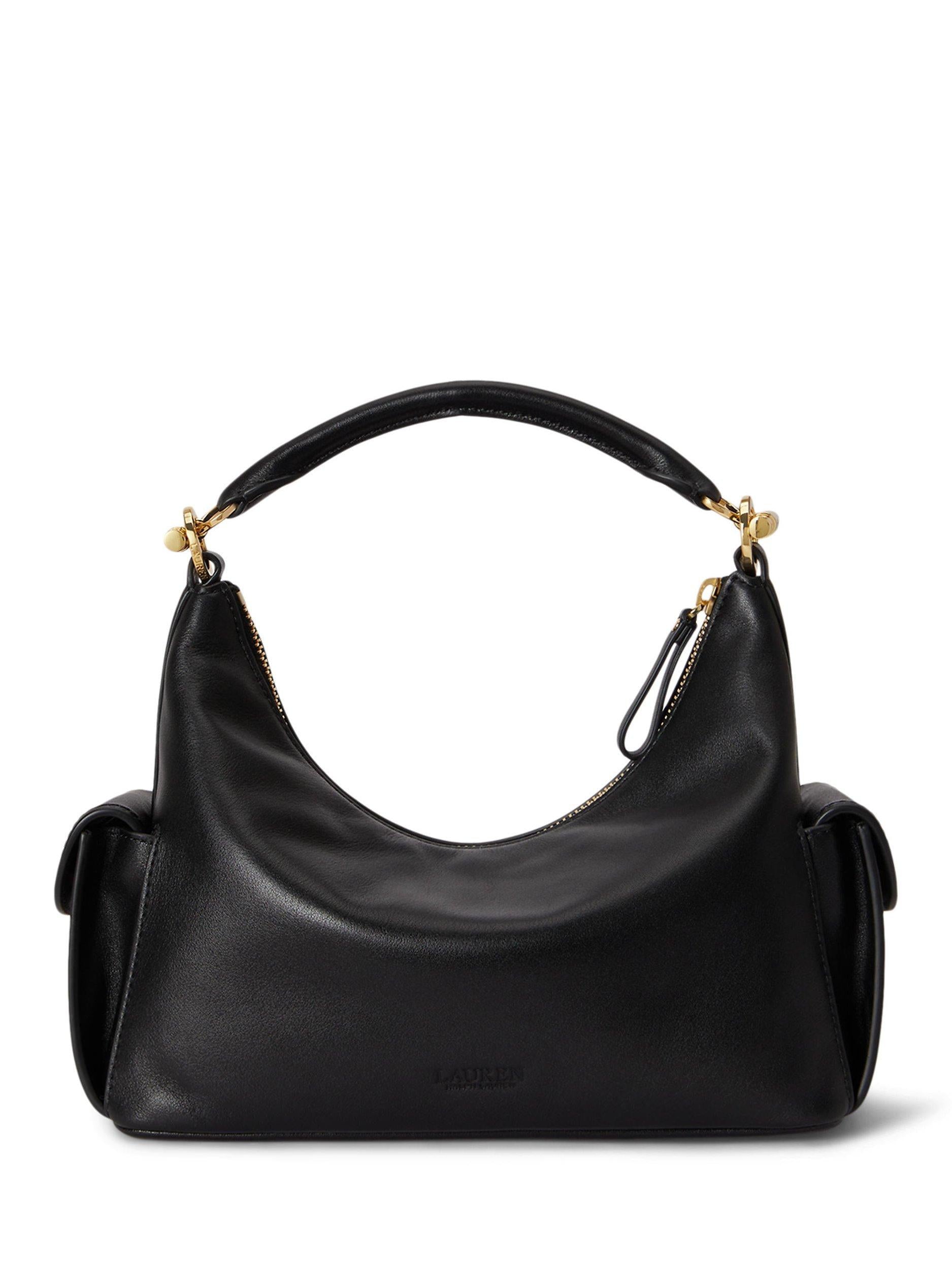 Ralph Lauren small Blaike shoulder bag black, UK version
