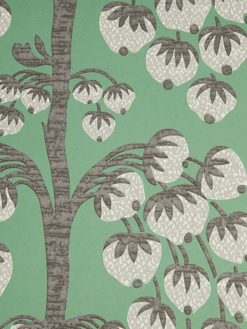 Liberty London Berry Tree Wallpaper, Jade