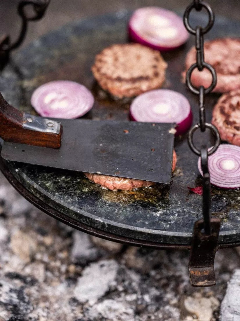 Kadai Burger Press & BBQ Tool imported from the UK