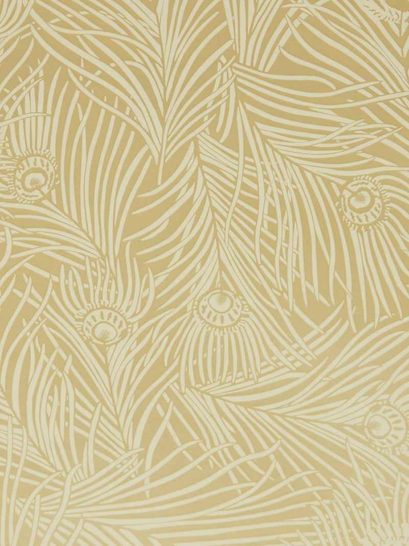 Liberty London Hera Plume Wallpaper, Pewter Gold