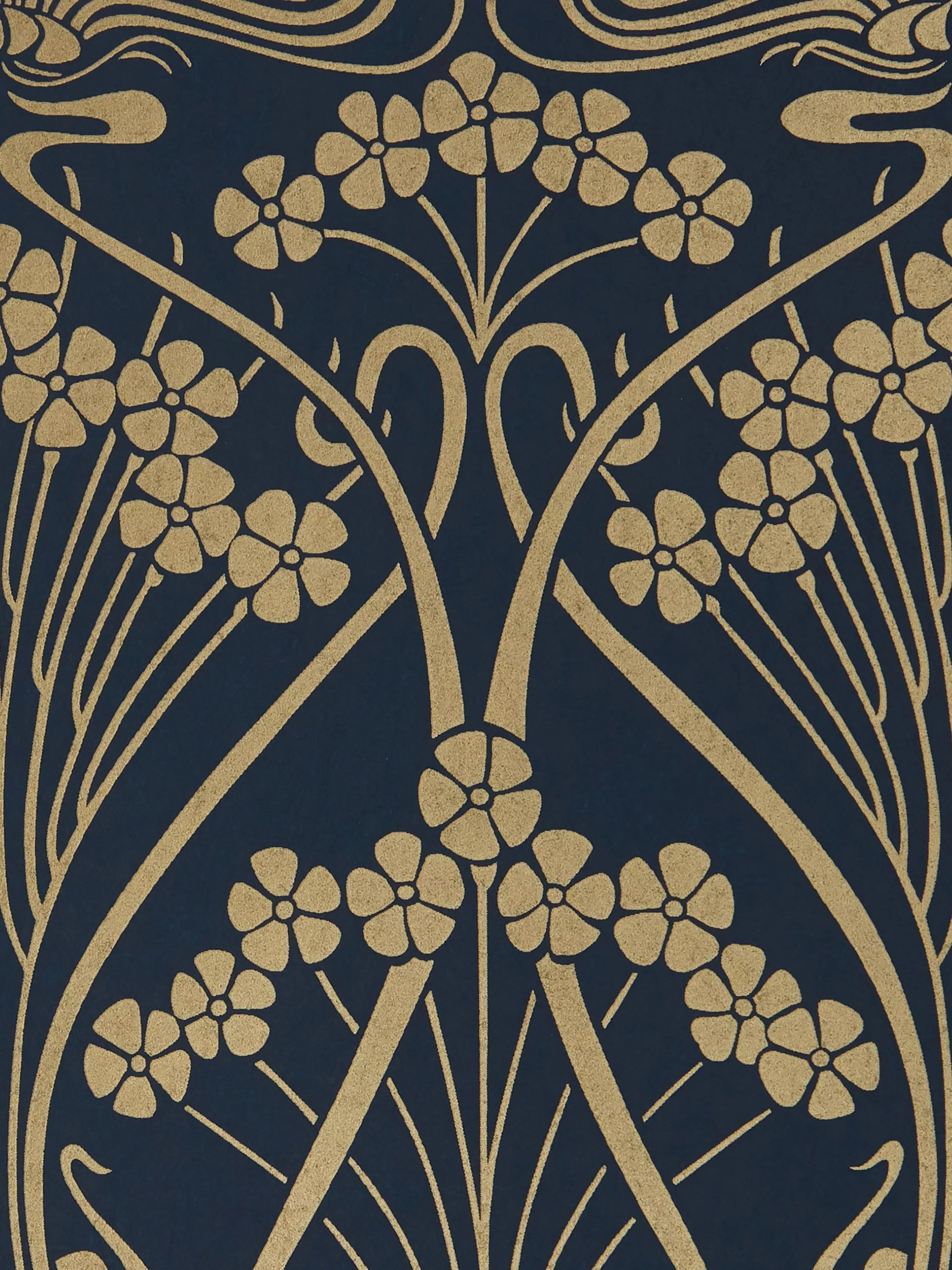 Liberty London Ianthe Mono Wallpaper, Lapis