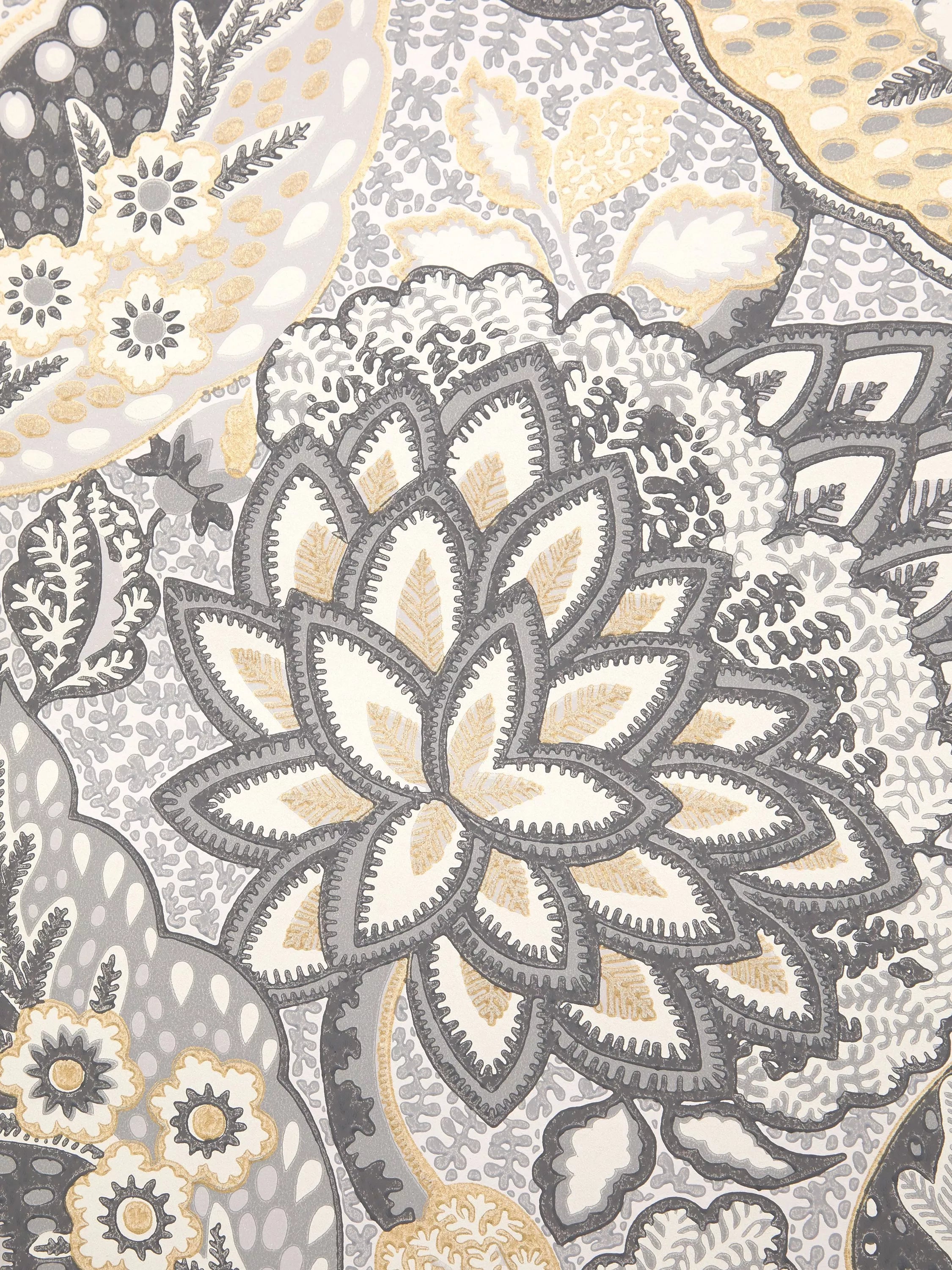 Liberty London Patricia Wallpaper, Pewter