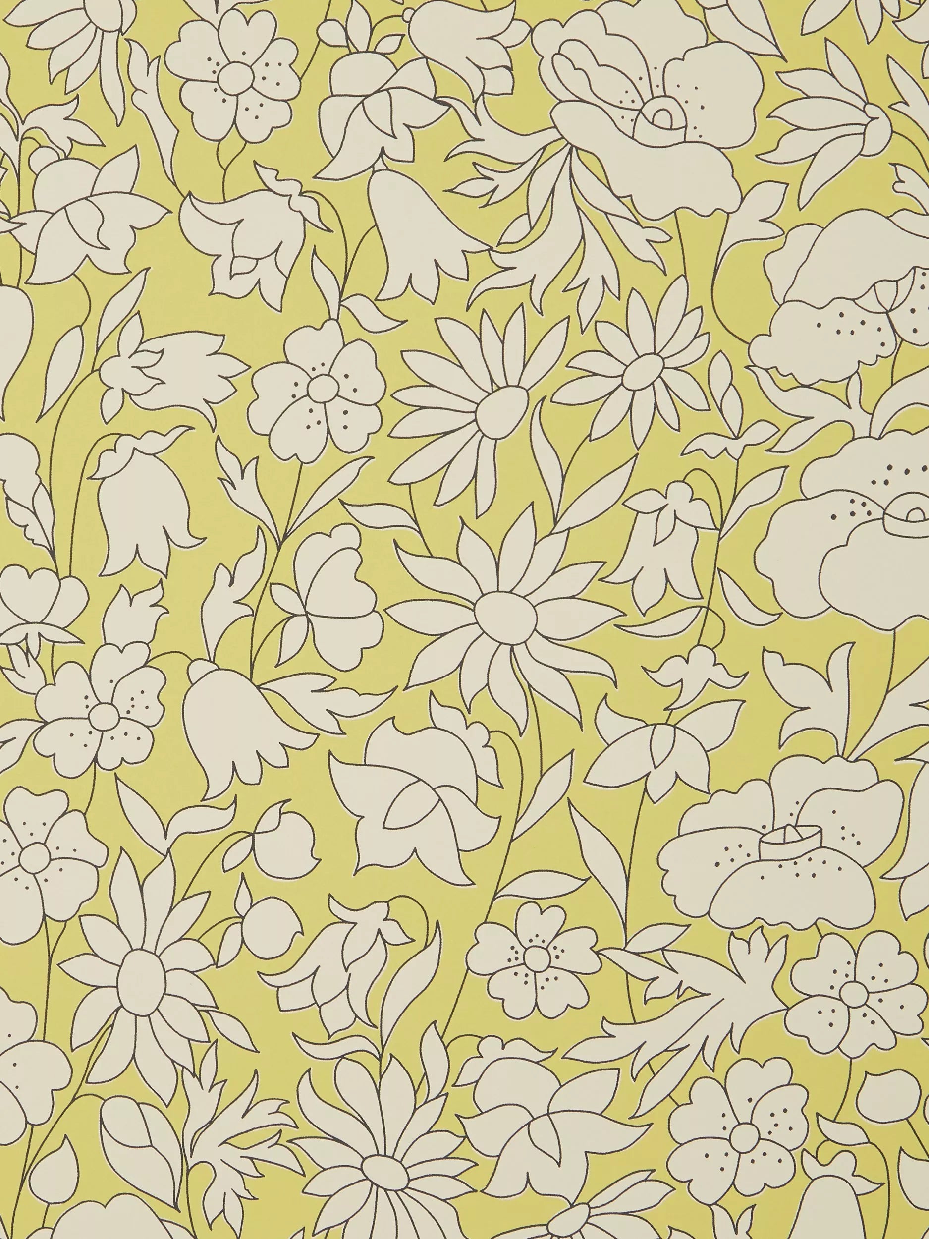 Liberty London Poppy Meadow wallpaper 68.5cm by 10.05m (British brand)