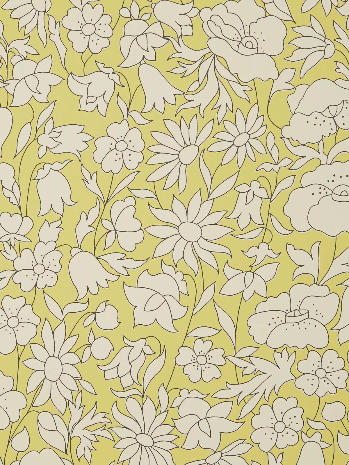 Liberty London Poppy Meadow wallpaper 68.5cm by 10.05m (British brand)