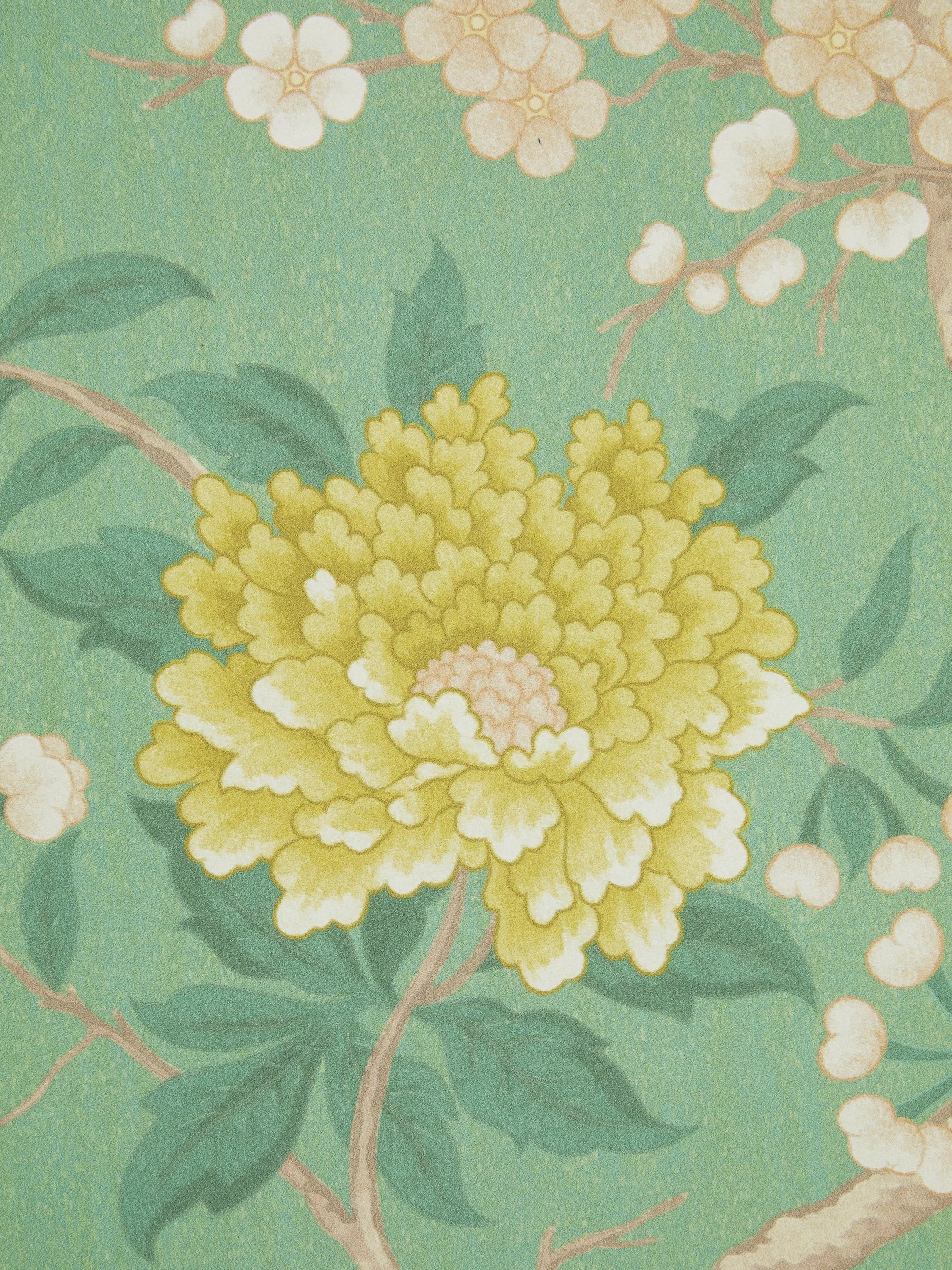 Liberty London Porcelain Trail Wallpaper, Jade