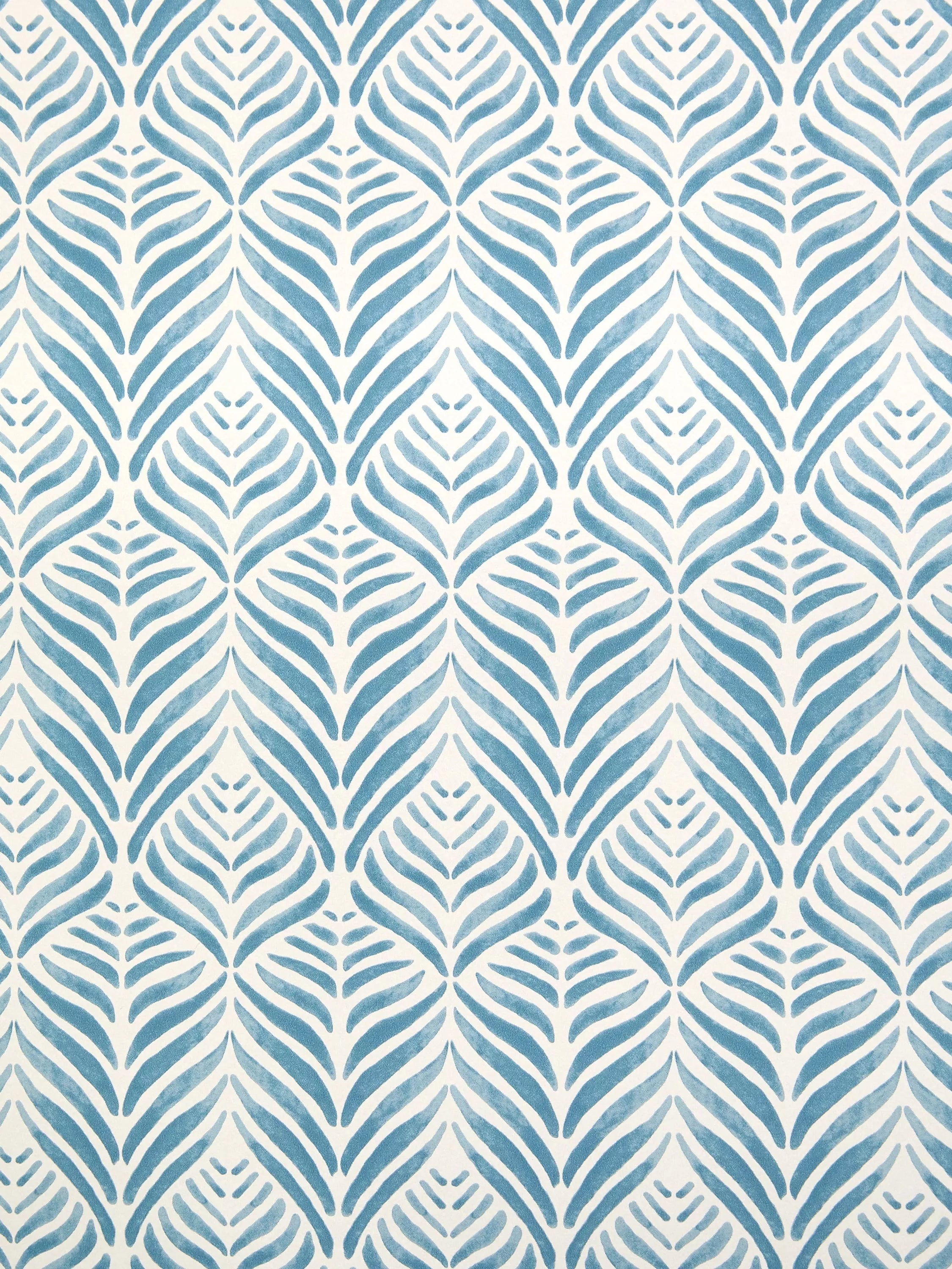 Liberty London Quill Wallpaper, Lapis