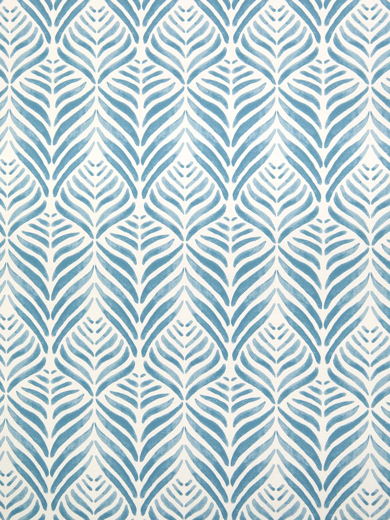 Liberty London Quill Wallpaper, Lapis