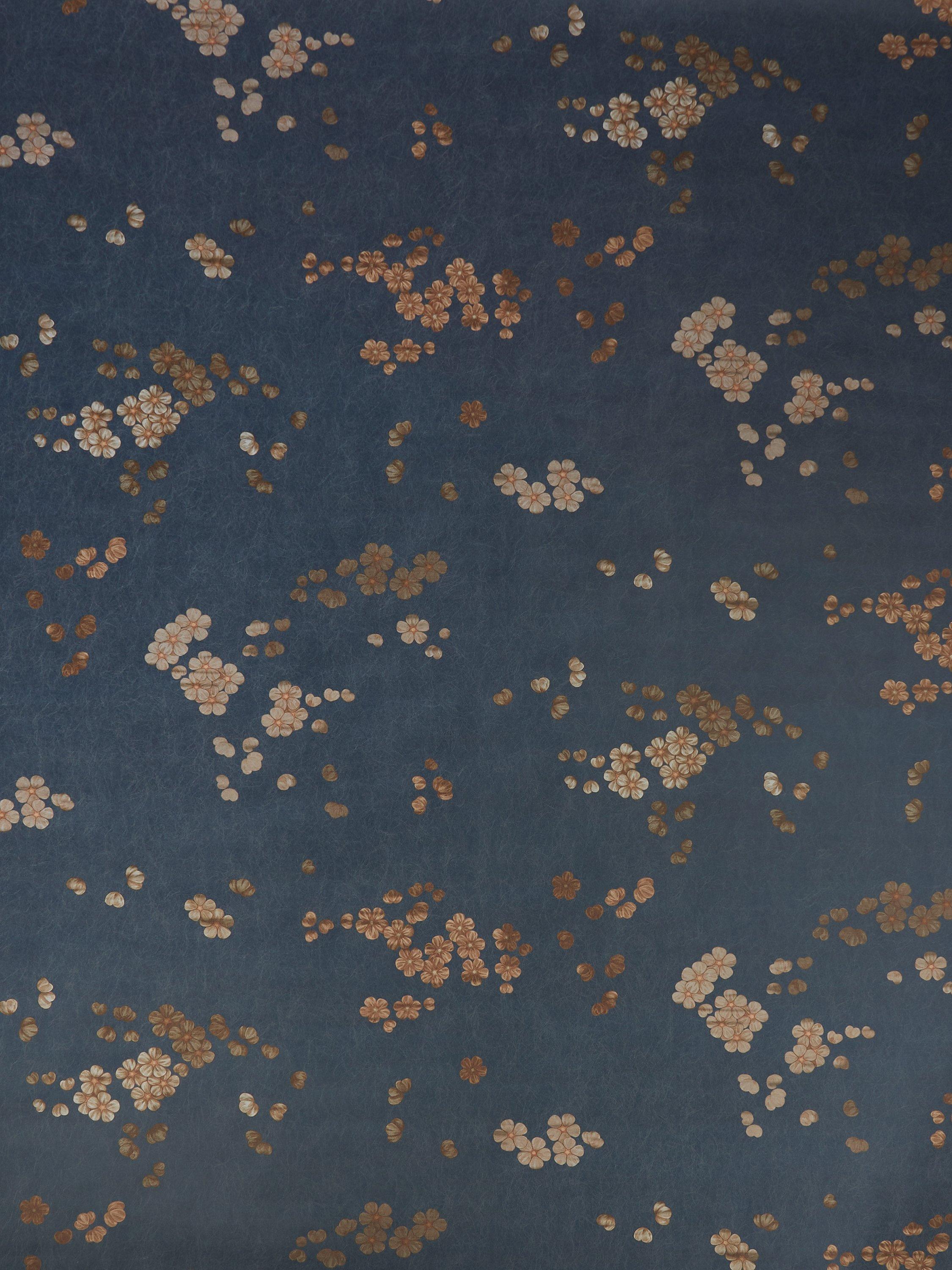 Liberty London Sakura wallpaper, imported from the UK