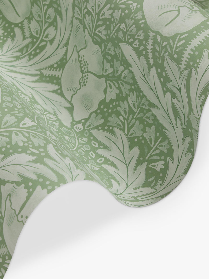 Liberty London Tudor Poppy wallpaper 68.5cm x 10.05m, imported from the UK