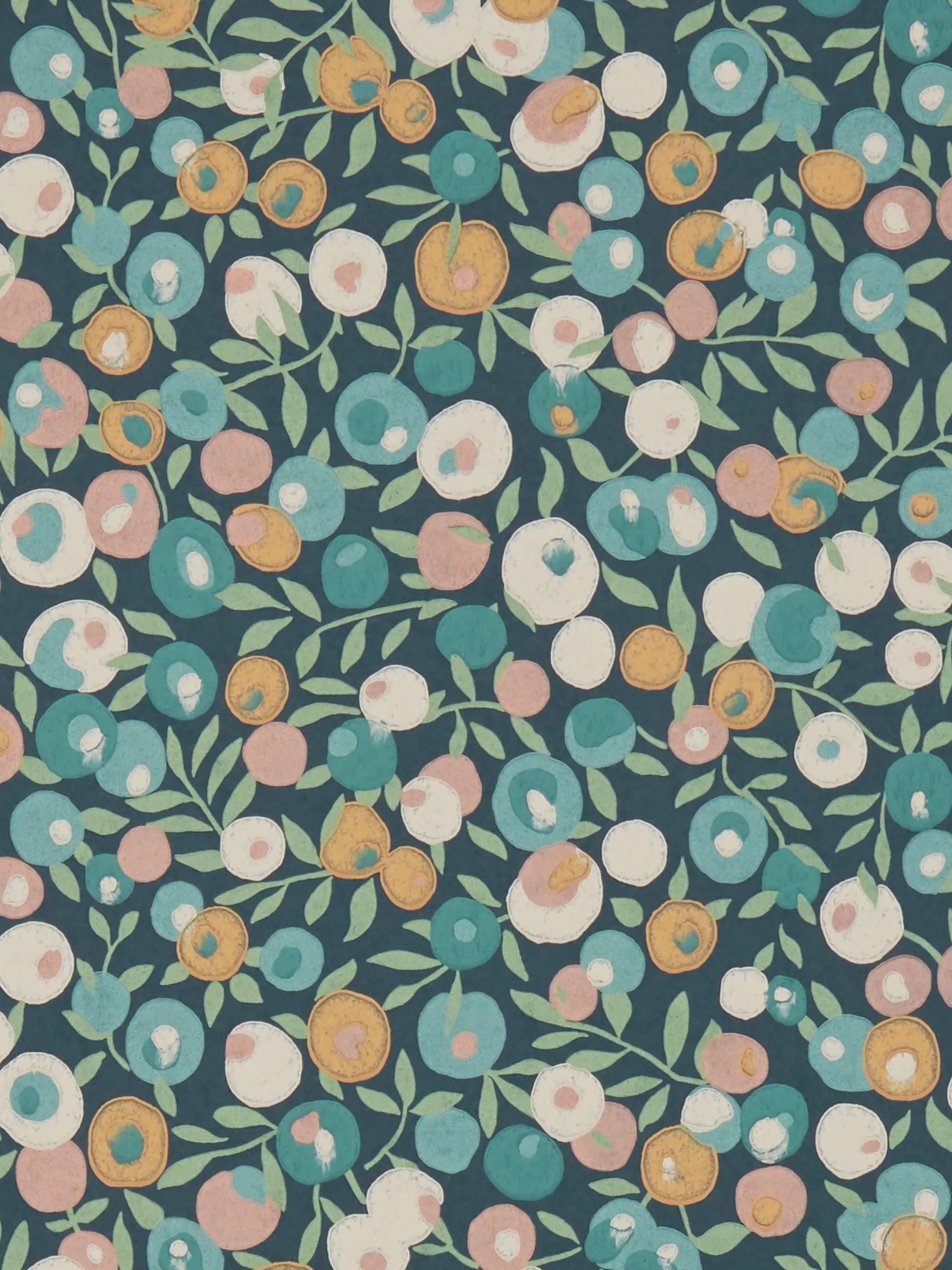 Liberty London Wiltshire Blossom Wallpaper, Lichen