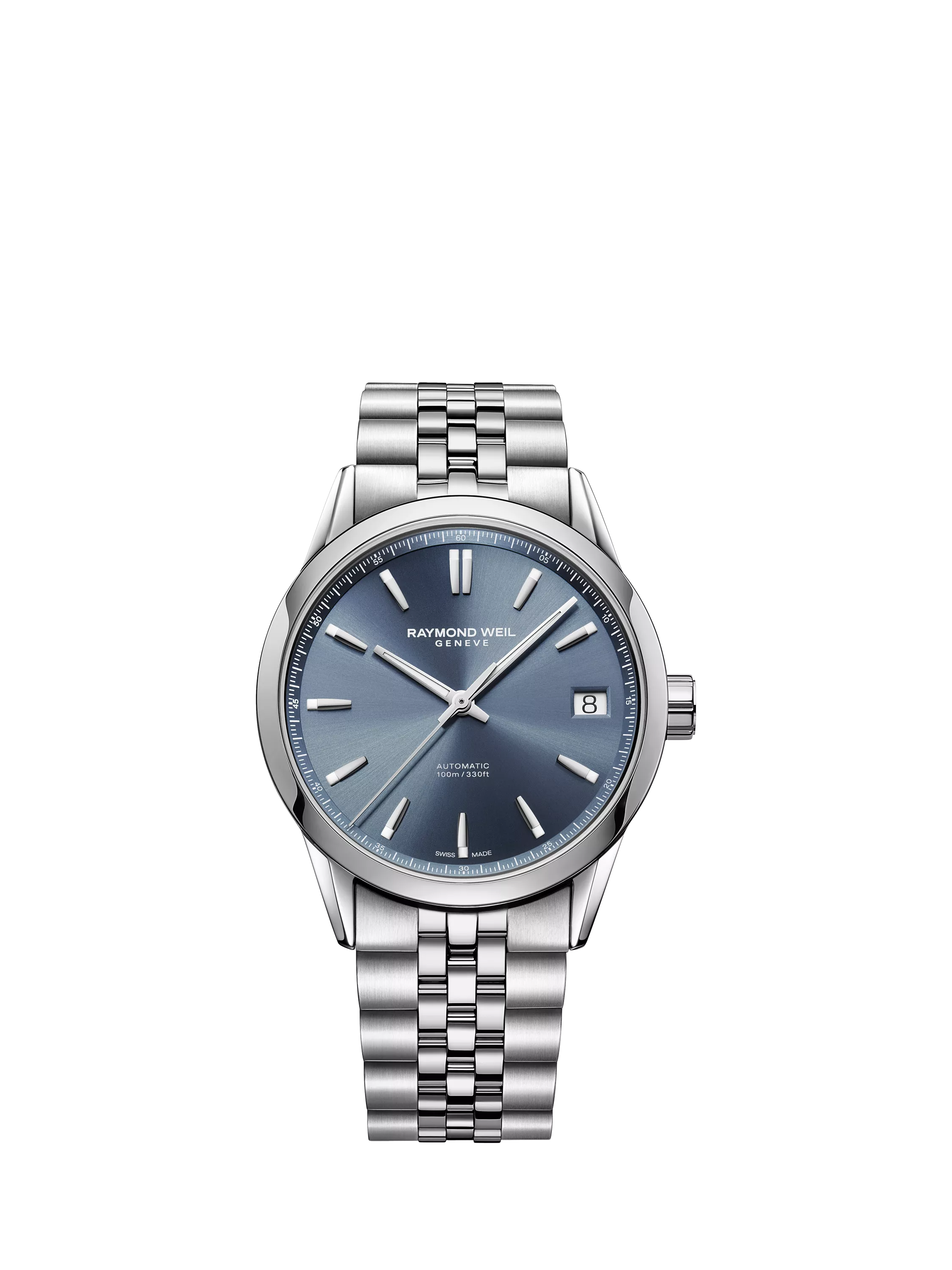 Raymond Weil Freelancer automatic watch blue dial 40mm, imported from the UK