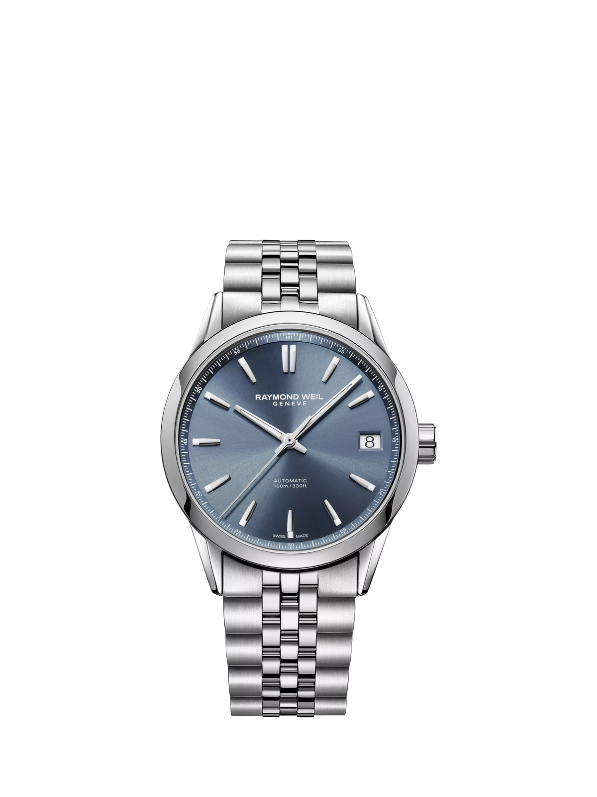 Raymond Weil Freelancer automatic watch blue dial 40mm, imported from the UK