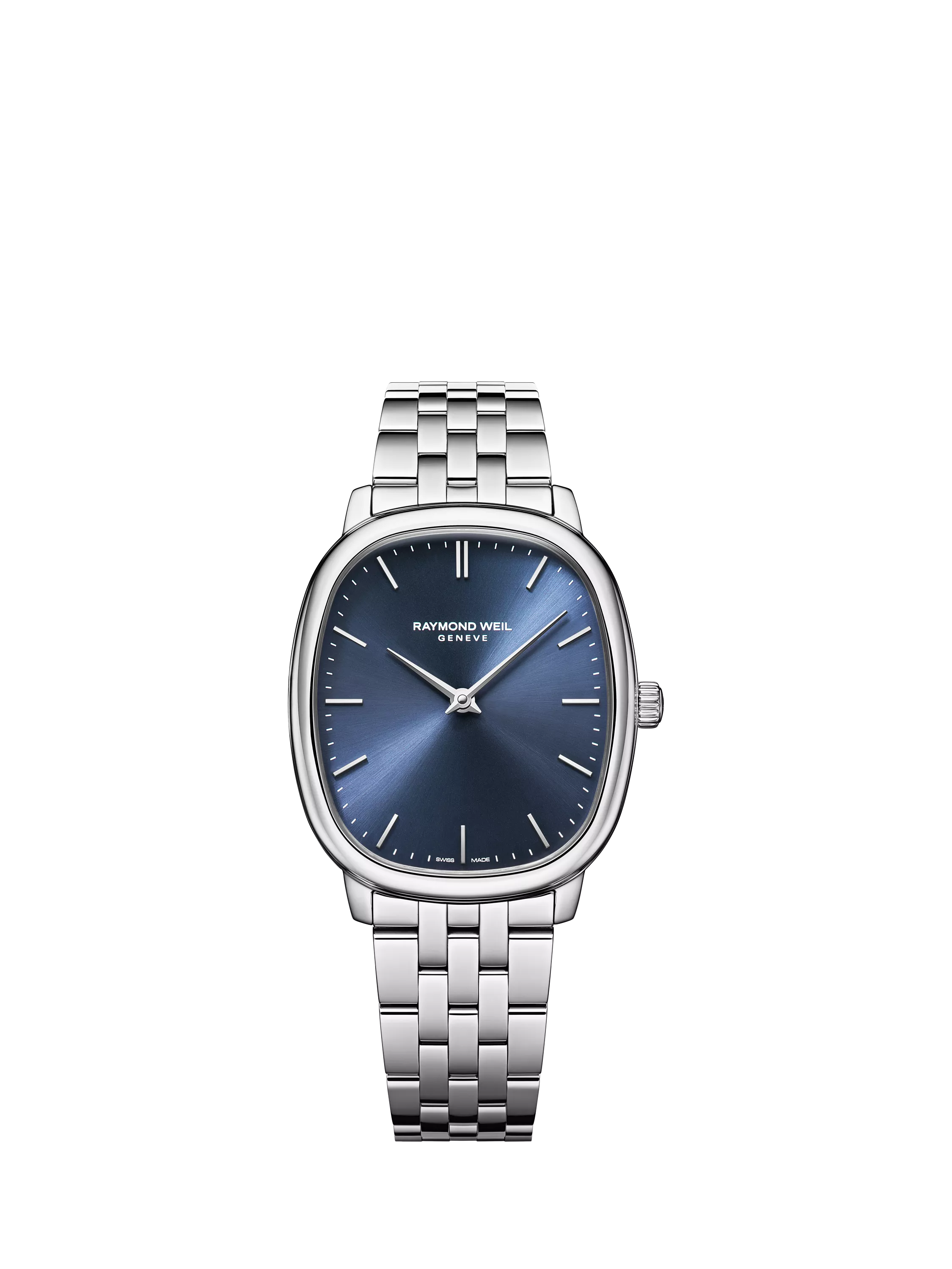 Raymond Weil Toccata Heritage 38 mechanical watch silver blue dial, imported from the UK