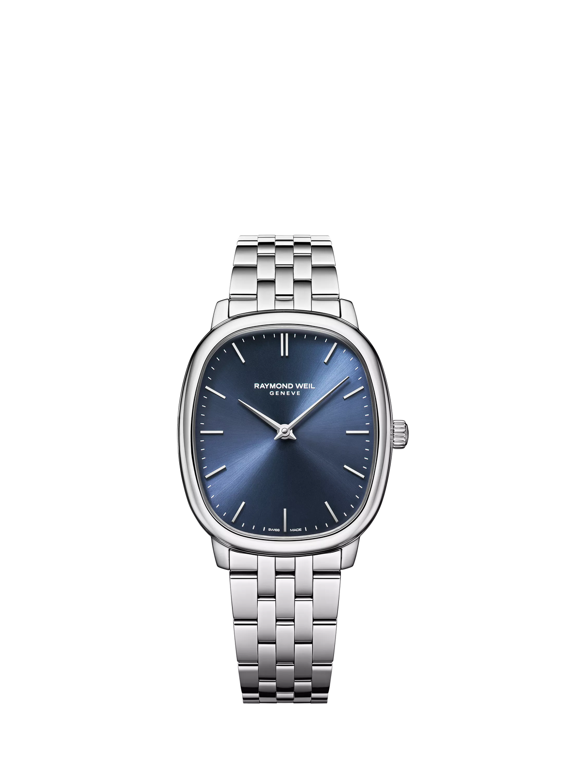 Raymond Weil Toccata Heritage 38 mechanical watch silver blue dial, imported from the UK