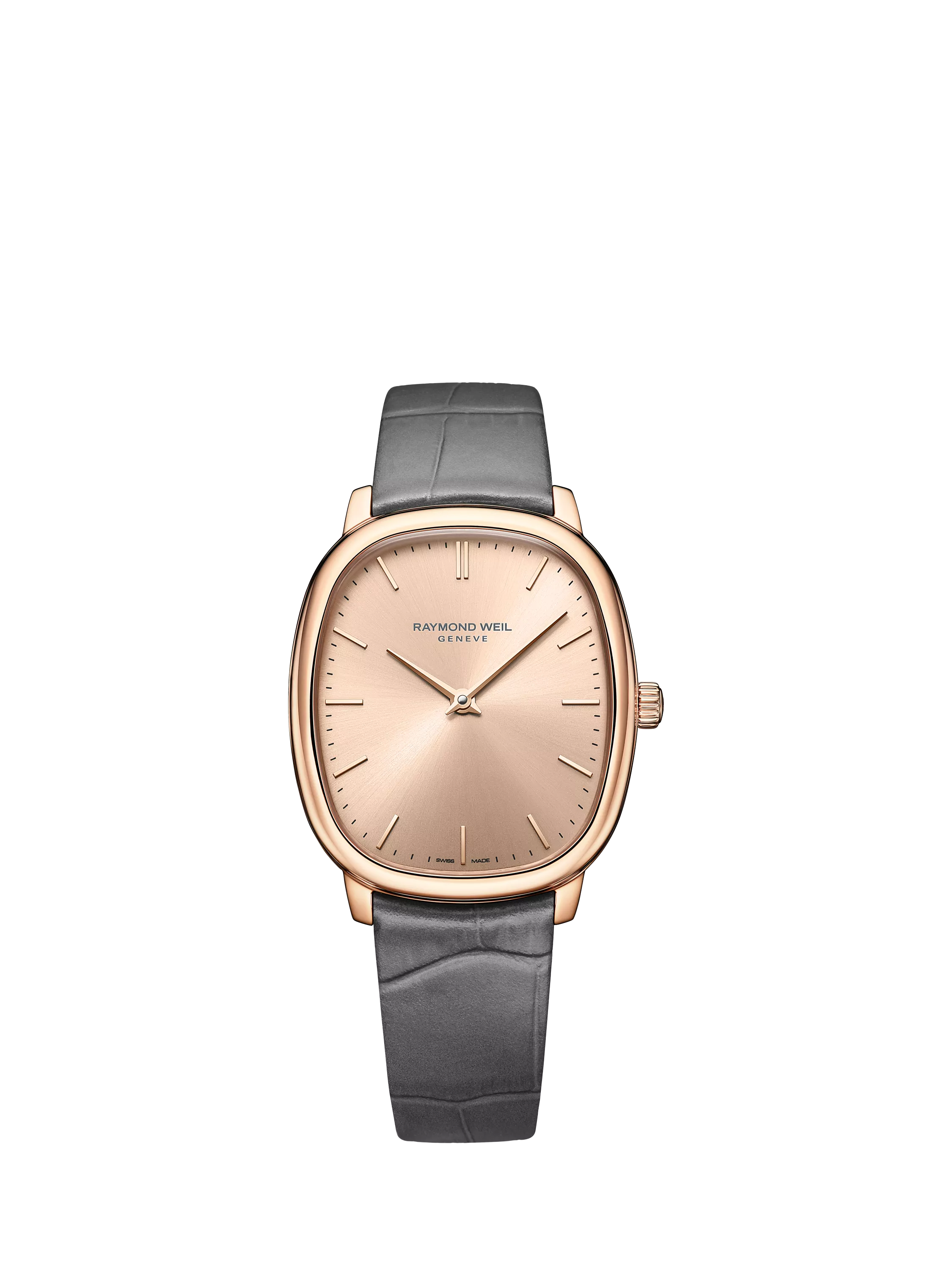 Raymond Weil Toccata Heritage Rose Gold PVD Mechanical Watch with Blue Leather Strap
