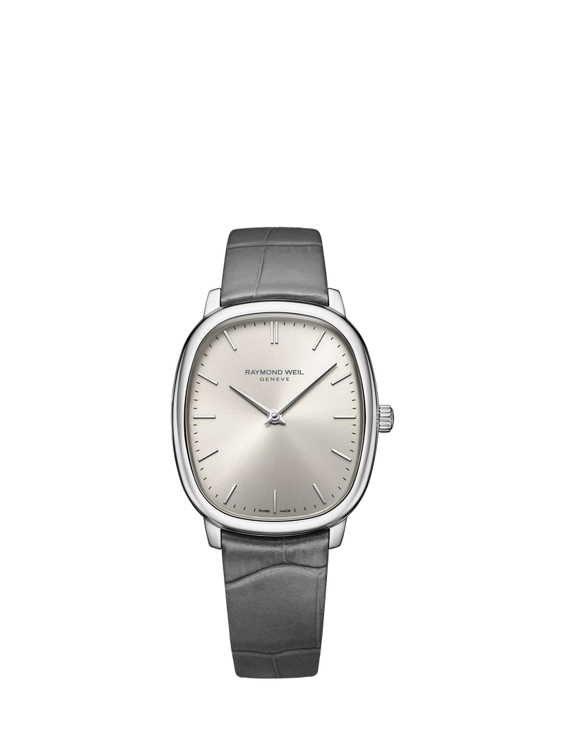 Raymond Weil Toccata Heritage Rose Gold PVD Mechanical Watch with Blue Leather Strap