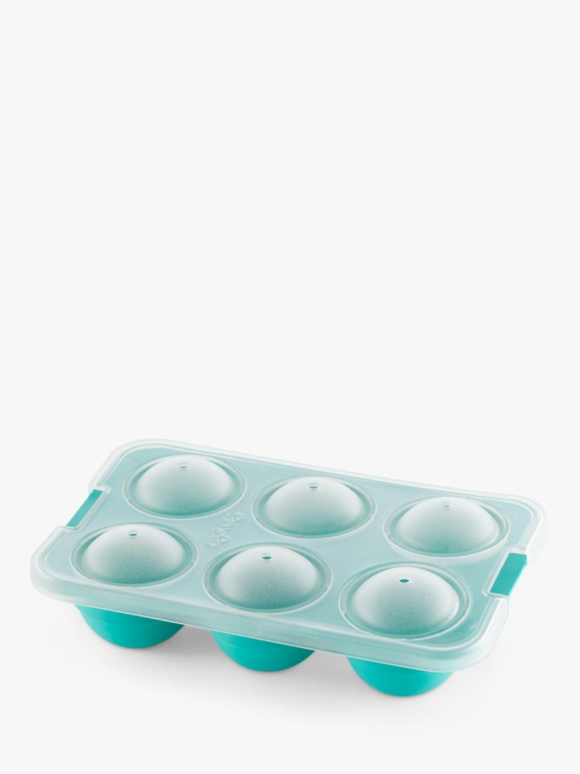 Lékué silicone XL sphere ice cube tray with lid, imported from the UK