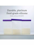 Lansinoh reusable silicone breastmilk bags 240ml pack of 5 (British brand)
