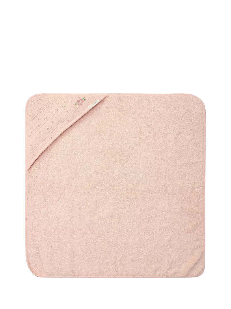 Little Dutch hooded towel blossom 75x75cm UK version