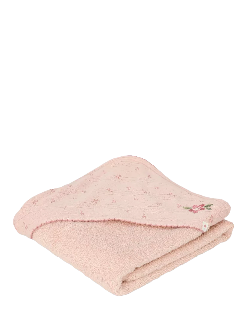 Little Dutch hooded towel blossom 75x75cm UK version