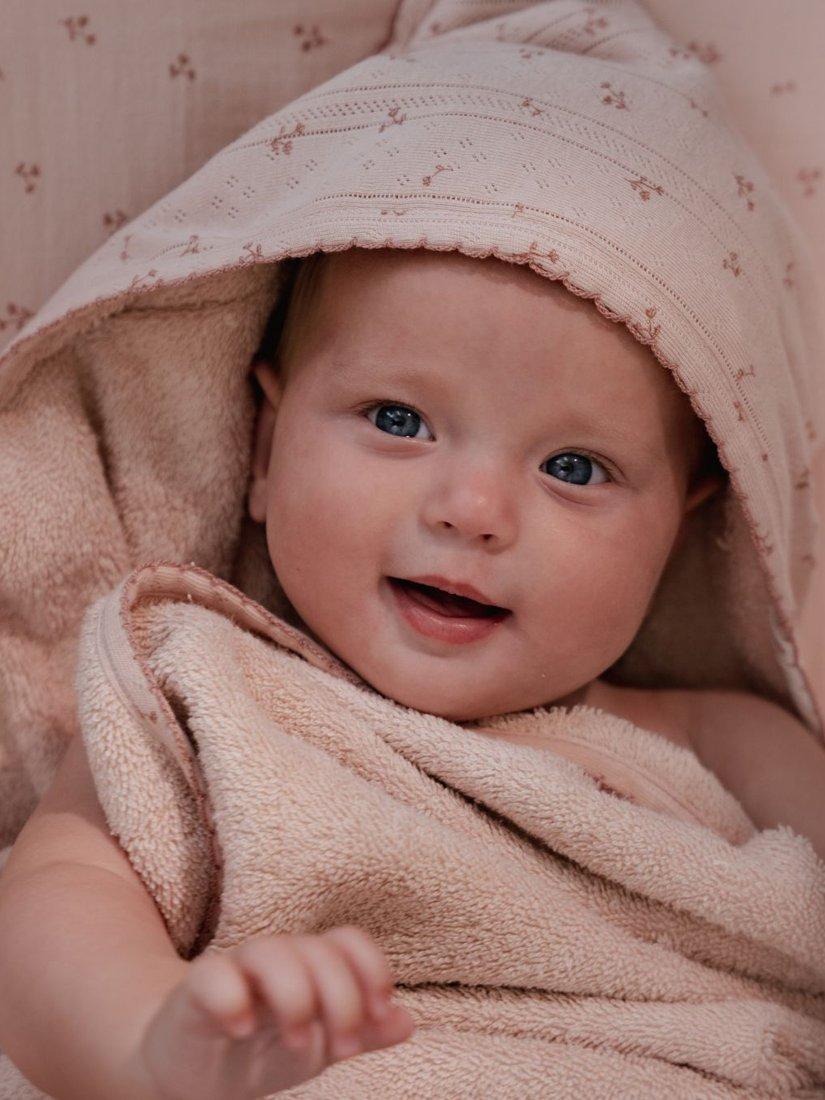 Little Dutch hooded towel blossom 75x75cm UK version