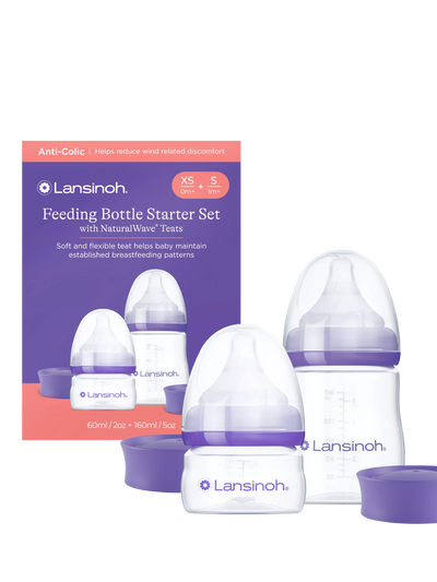 John Lewis Lansinoh NaturalWave Feeding Bottle Starter Set- Buy online at McGrocer