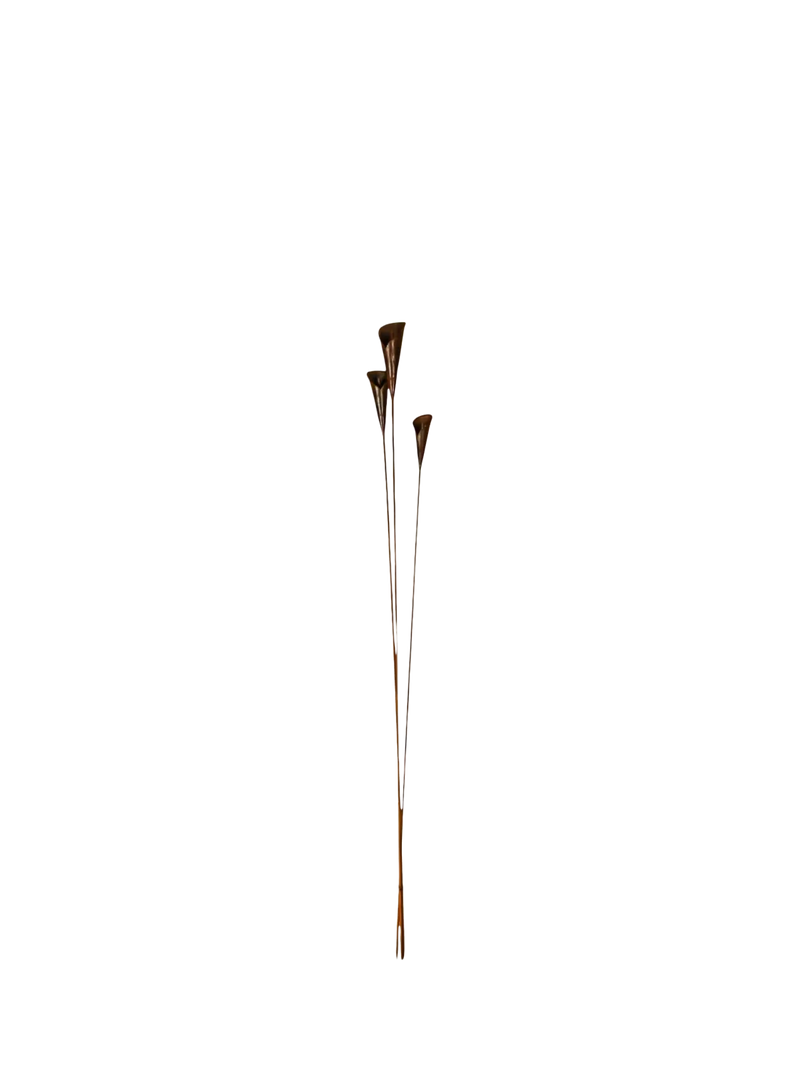 Wilstone decorative lily metal plant supports set of three, UK version