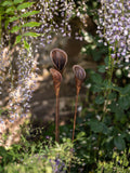 Wilstone decorative lily metal plant supports set of three, UK version