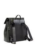 Storksak St James leather changing bag black, imported from the UK