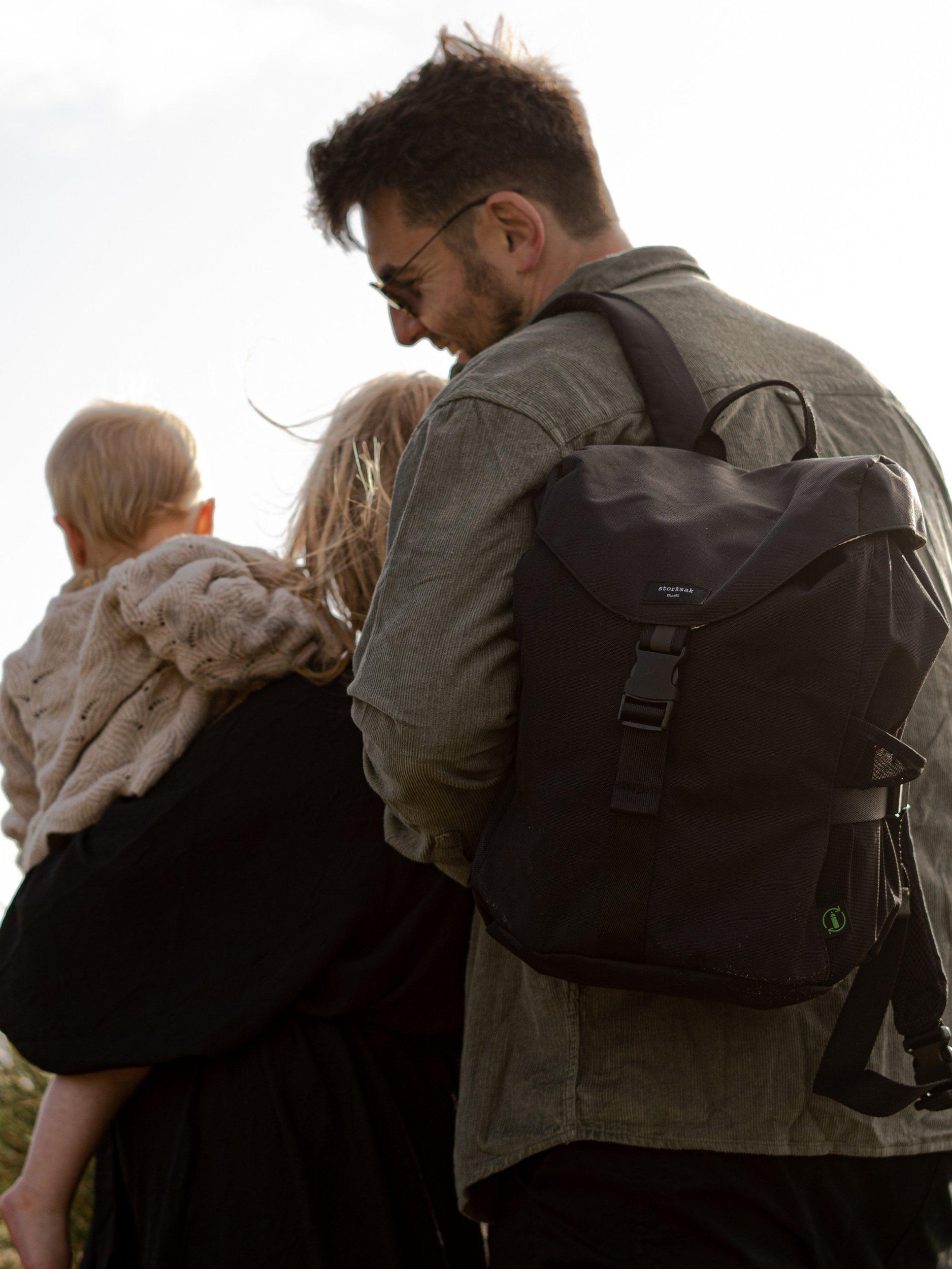 Storksak changing backpack black - British product
