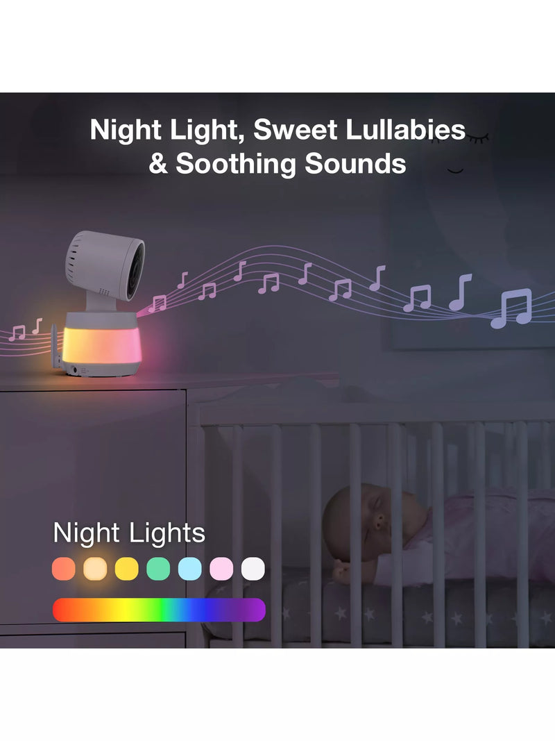 VTech 7 inch smart video baby monitor HD with night vision, UK version